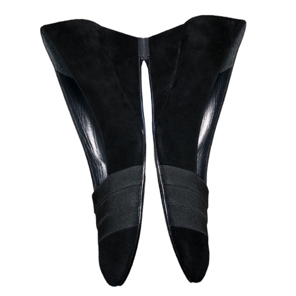 Stuart Weitzman Black Suede Wedge - Picture 10 of 15